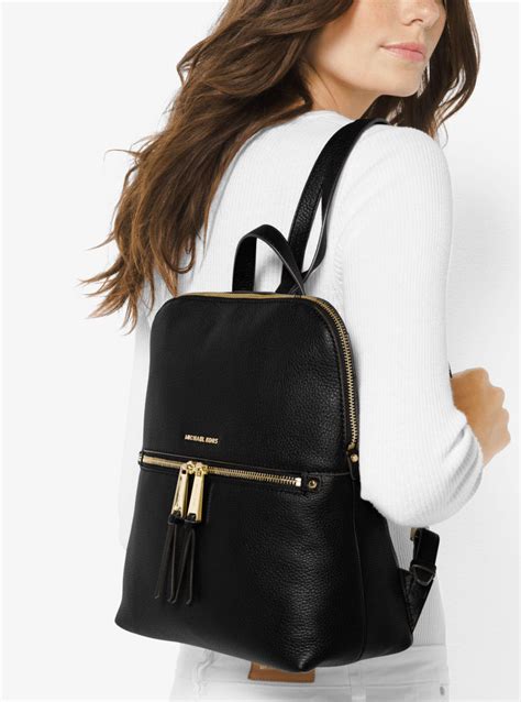 michael kors backpack slim|Michael Kors outlet mini backpack.